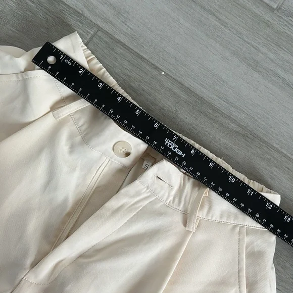 Cream Shorts Bermudas Skorts High Waist / Size S - Picture 7 of 14